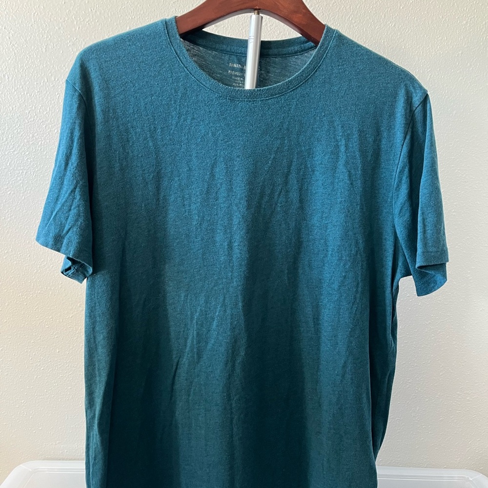 Banana Republic Teal Short Sleeve Tee - Medium